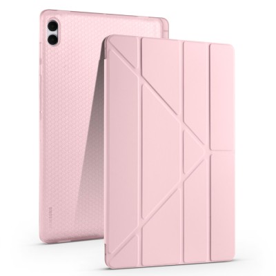 Galaxy Tab S11 Ultra Case Zore Tri Folding Stand Case with Pen Compartment - 3