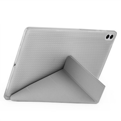 Galaxy Tab S11 Ultra Case Zore Tri Folding Stand Case with Pen Compartment - 9