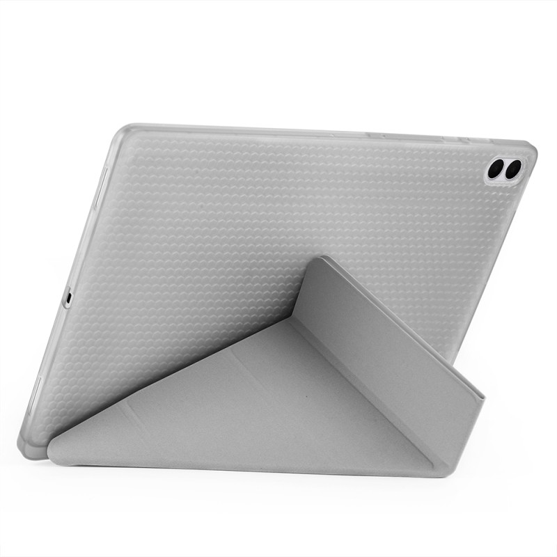 Galaxy Tab S11 Ultra Case Zore Tri Folding Stand Case with Pen Compartment - 9