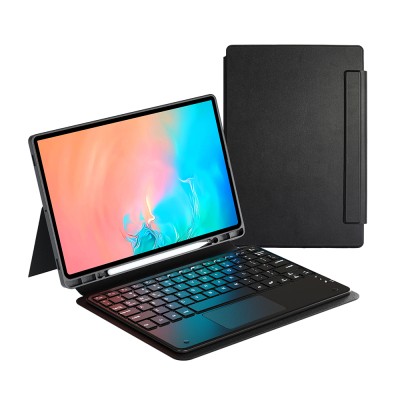 Galaxy Tab S11 Ultra Zore Border Keyboard Tablet Case Bluetooth Connection and Stand - 4