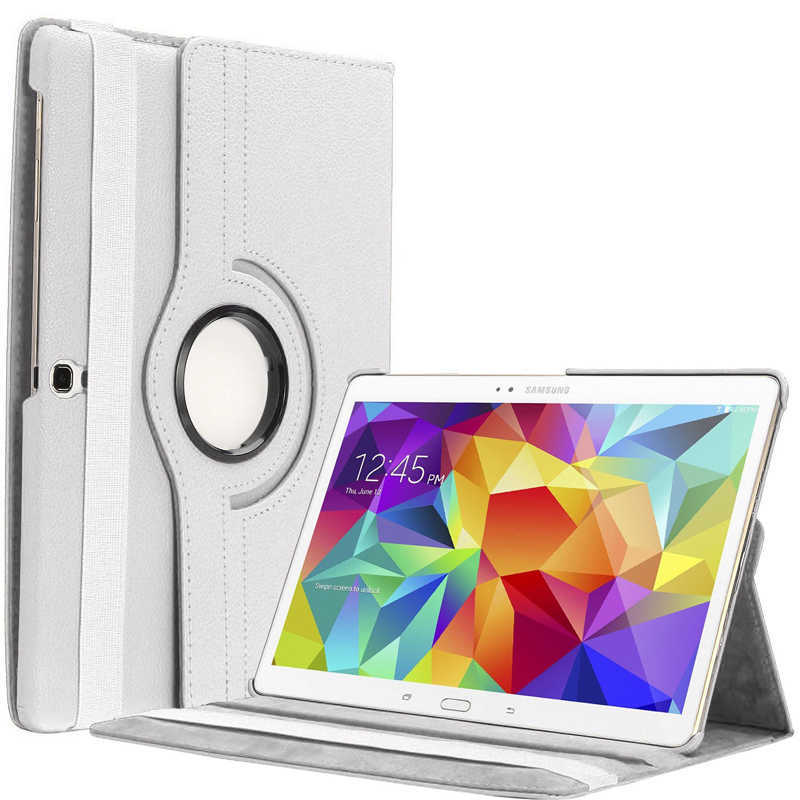 Galaxy Tab S3 9.7 T820 Zore Dönebilen Standlı Kılıf - Beyaz