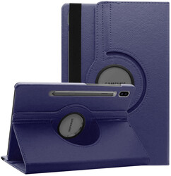 Galaxy Tab S7 Plus T970 Zore Rotatable Stand Case - Zore