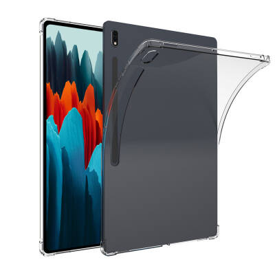 Galaxy Tab S8 Plus Kılıf Zore Tablet Nitro Anti Shock Silikon Kapak - Zore