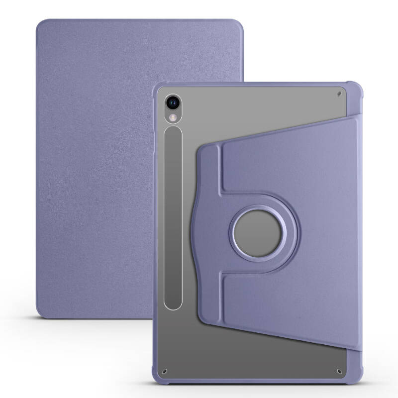 Galaxy Tab S9 Case Zore Thermal Pen Case with Rotatable Stand - 2