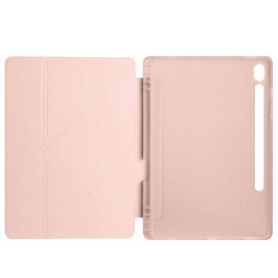 Galaxy Tab S9 Case Zore Tri Folding Stand Case with Pen Compartment - 66
