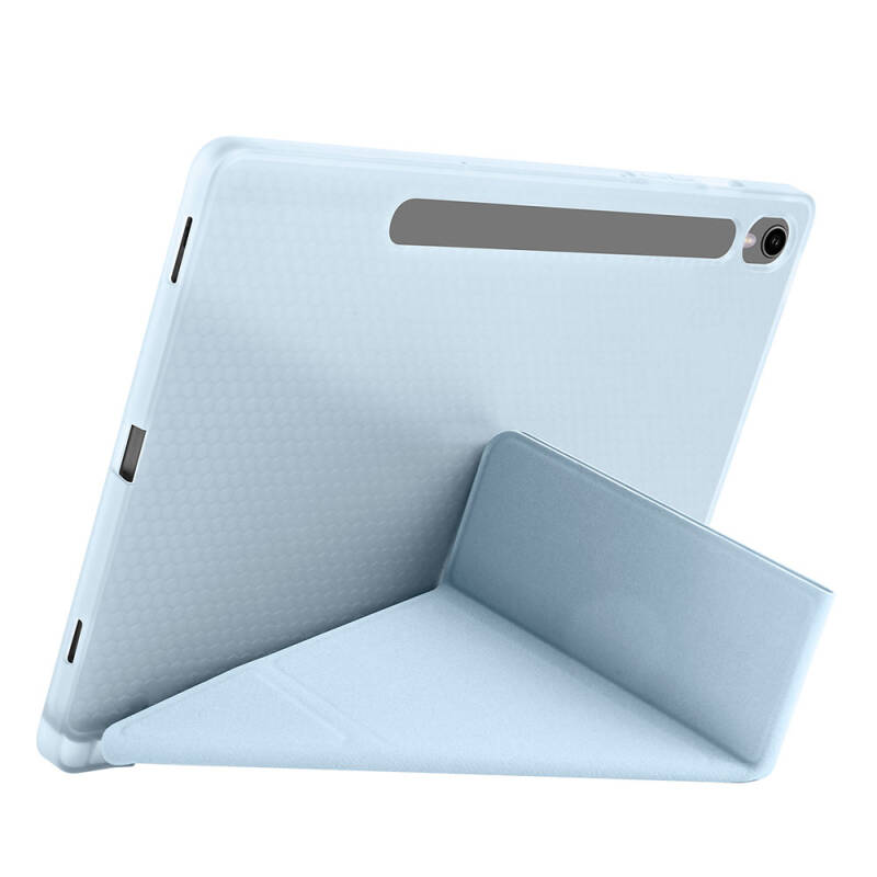 Galaxy Tab S9 Case Zore Tri Folding Stand Case with Pen Compartment - 57