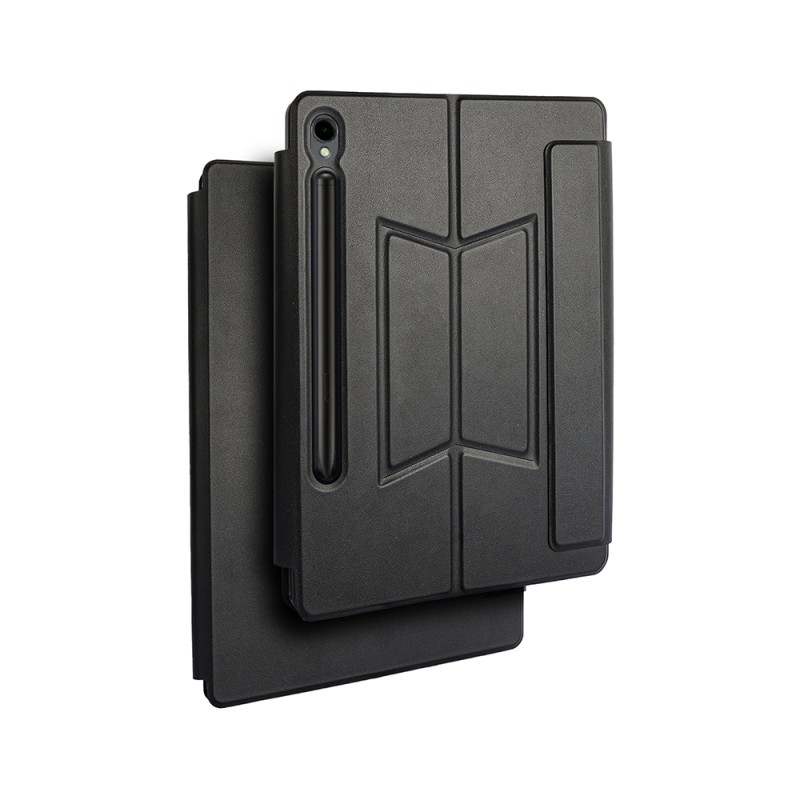 Galaxy Tab S9 FE Zore Border Keyboard Tablet Case Bluetooth Connection and Stand - 1