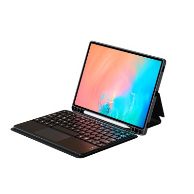Galaxy Tab S9 FE Zore Border Keyboard Tablet Case Bluetooth Connection and Stand - 3
