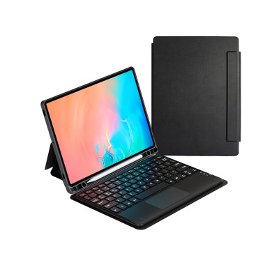 Galaxy Tab S9 FE Zore Border Keyboard Tablet Case Bluetooth Connection and Stand - 5