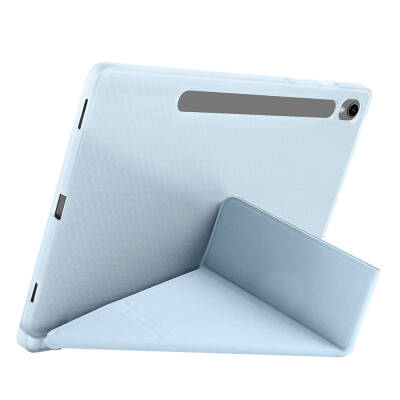 Galaxy Tab S9 Kılıf Zore Tri Folding Kalem Bölmeli Standlı Kılıf - 57