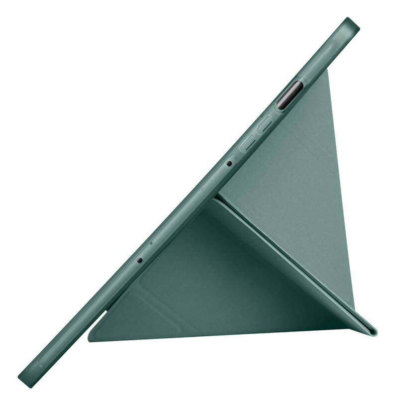 Galaxy Tab S9 Kılıf Zore Tri Folding Kalem Bölmeli Standlı Kılıf - 63