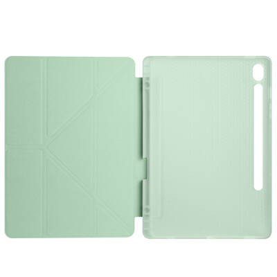 Galaxy Tab S9 Kılıf Zore Tri Folding Kalem Bölmeli Standlı Kılıf - 16