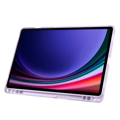Galaxy Tab S9 Kılıf Zore Tri Folding Kalem Bölmeli Standlı Kılıf - 23