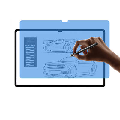 Galaxy Tab S9 Ultra SM-X910 Zore Paper-Like Ekran Koruyucu - Zore