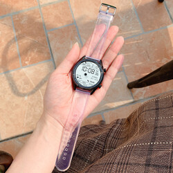 Galaxy Watch 3 41mm KRD-13 Şeffaf Silikon Kordon - Thumbnail