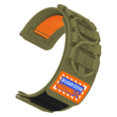 Galaxy Watch 42mm Zore KRD-112 20mm Orbital Braided Rope Design Nylon Fabric Mesh Band - Zore