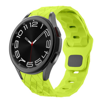 Galaxy Watch 5 44mm Zore KRD-116 20mm Futbol Desenli Spor Tasarımlı Silikon Kordon - 3