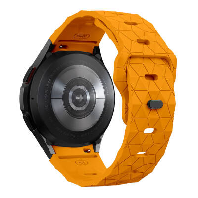 Galaxy Watch 5 44mm Zore KRD-116 20mm Futbol Desenli Spor Tasarımlı Silikon Kordon - 24