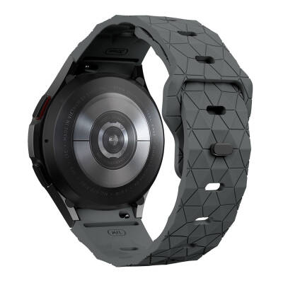 Galaxy Watch 5 44mm Zore KRD-116 20mm Futbol Desenli Spor Tasarımlı Silikon Kordon - 36