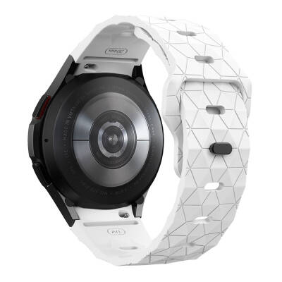 Galaxy Watch 5 44mm Zore KRD-116 20mm Futbol Desenli Spor Tasarımlı Silikon Kordon - 39