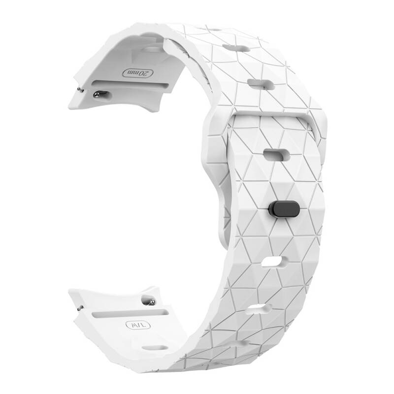 Galaxy Watch 5 44mm Zore KRD-116 20mm Futbol Desenli Spor Tasarımlı Silikon Kordon - 40