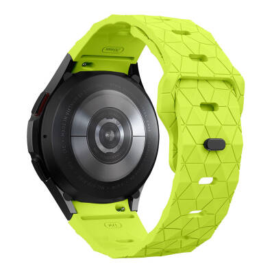 Galaxy Watch 5 44mm Zore KRD-116 20mm Futbol Desenli Spor Tasarımlı Silikon Kordon - 42
