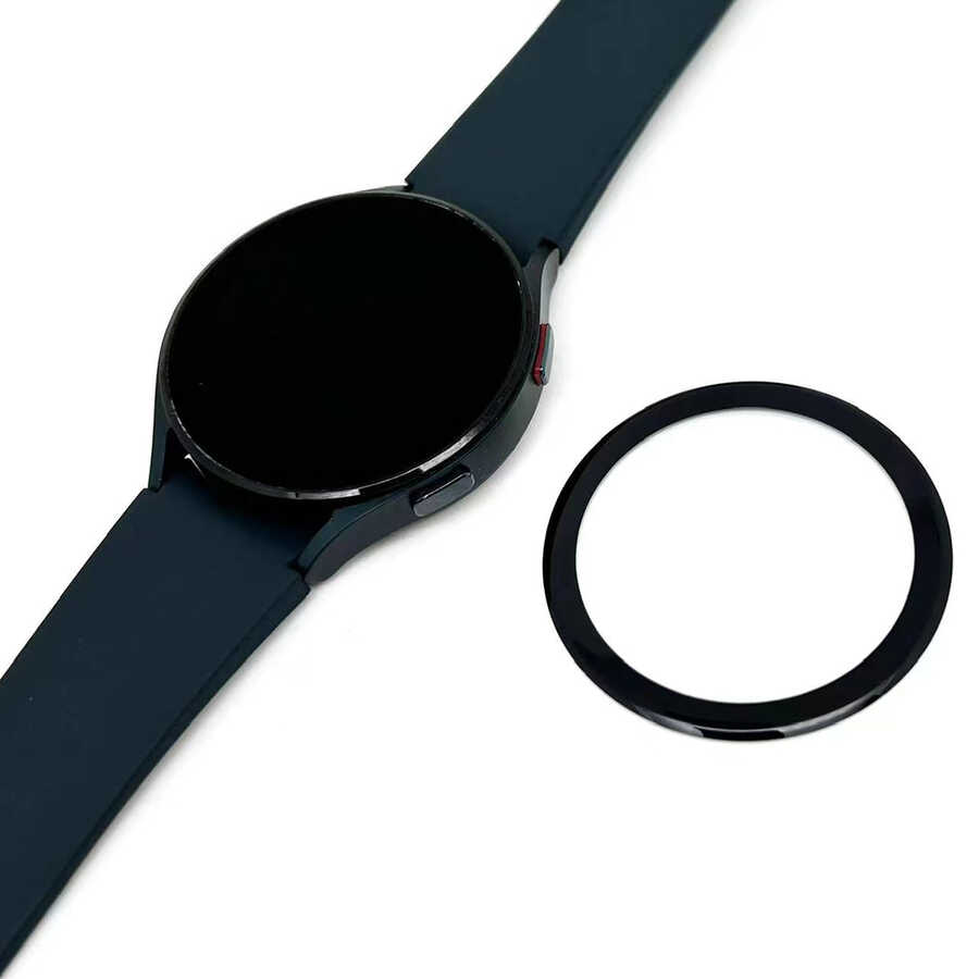 Galaxy Watch 5 44mm Zore PMMA Pet Saat Ekran Koruyucu - Siyah