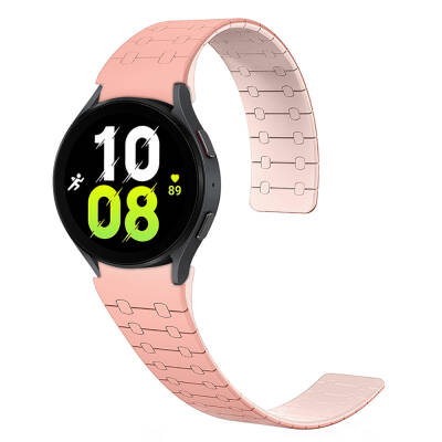 Galaxy Watch 6 44mm Zore KRD-111 20mm Striped Patterned Silicone Band - Zore
