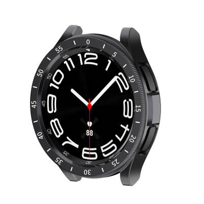 Galaxy Watch 6 Classic 43mm Sert PC Kasa ve Ekran Koruyucu Zore Sport Watch Gard 29 - Zore