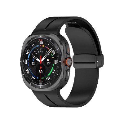 Galaxy Watch 8 44mm Zore KRD-84 22mm Silikon Kordon Siyah
