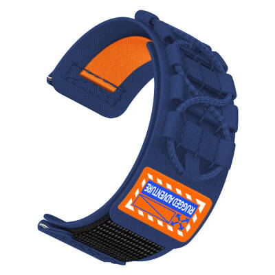 Galaxy Watch Active 2 40mm Zore KRD-112 20mm Orbital Braided Rope Design Nylon Fabric Mesh Band - Zore