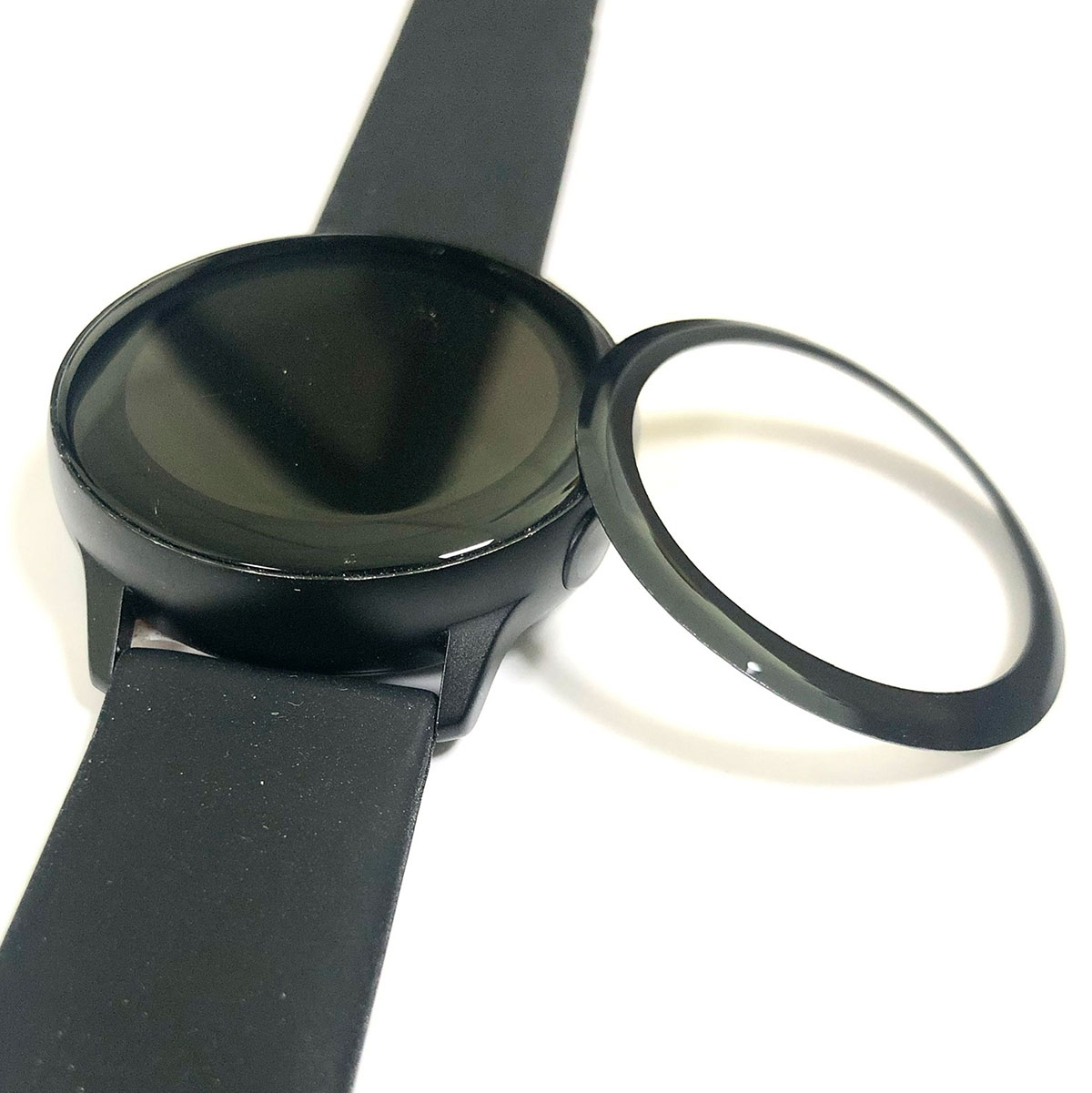 Galaxy Watch Active 2 40mm Zore PMMA Pet Saat Ekran Koruyucu - Siyah