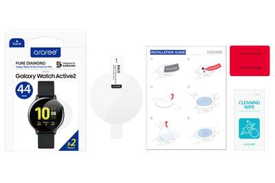 Galaxy Watch Active 2 44mm Araree Pure Diamond Pet Ekran Koruyucu - 11