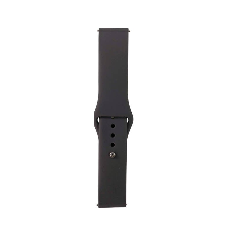 Galaxy Watch Active 2 44mm Band Serisi 20mm Klasik Kordon Silikon Strap Kayış - 12