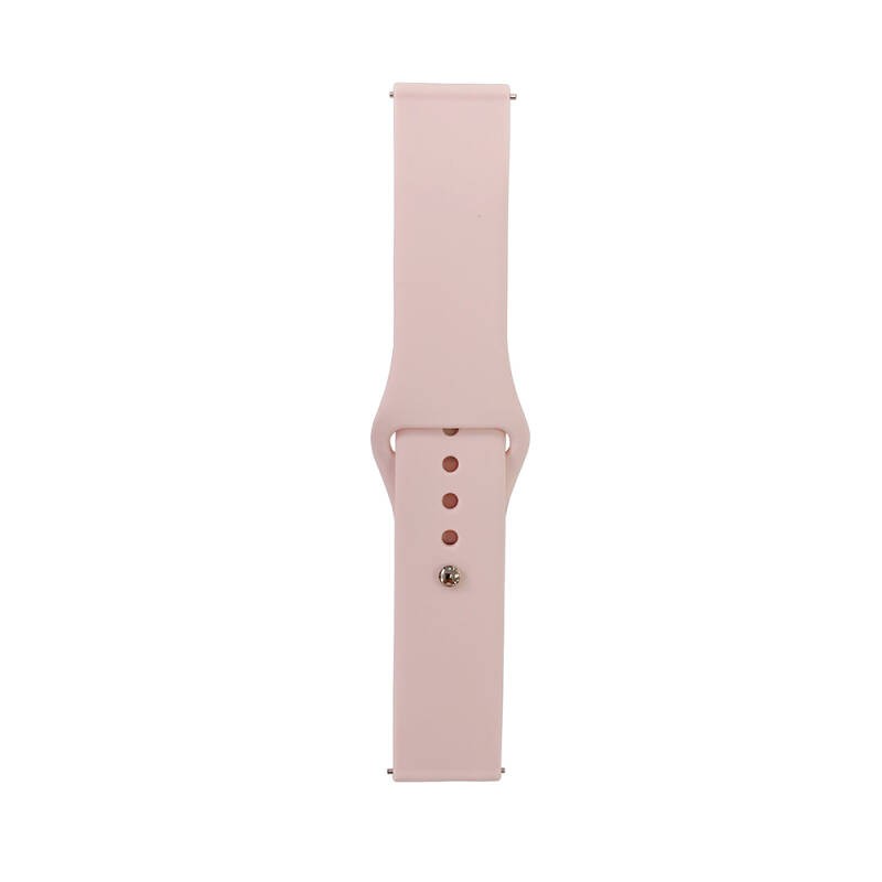 Galaxy Watch Active 2 44mm Band Serisi 20mm Klasik Kordon Silikon Strap Kayış - 15