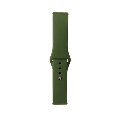 Galaxy Watch Active 2 44mm Band Serisi 20mm Klasik Kordon Silikon Strap Kayış Tarmac