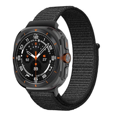 Galaxy Watch Ultra 47mm Zore KRD-03 Mesh Band Koyu Siyah