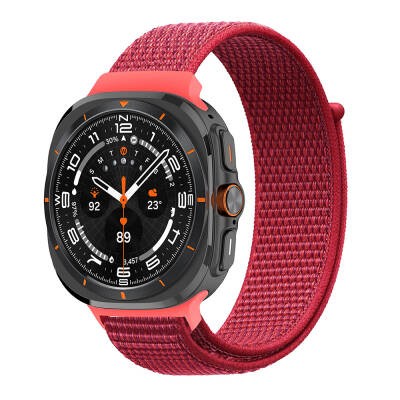 Galaxy Watch Ultra 47mm Zore KRD-03 Mesh Band Red