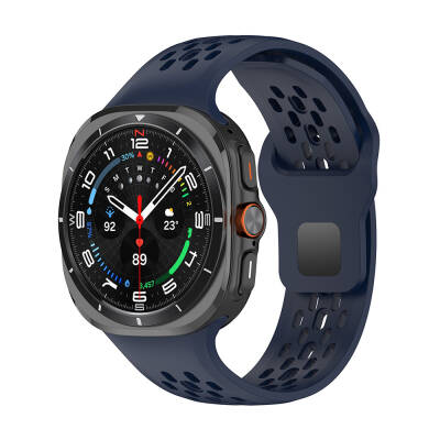 Galaxy Watch Ultra 47mm Zore KRD-119 Delikli Tasarım Silikon Kordon - Zore