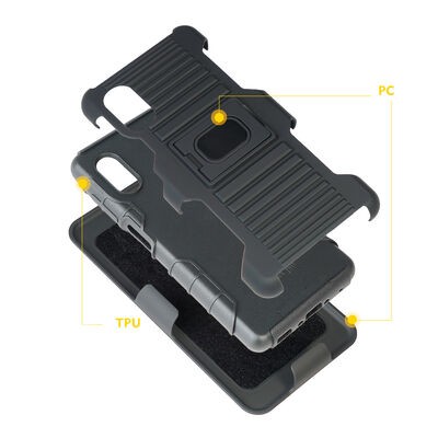 Galaxy XCover Pro Case Zore Double Clip Cover - 4