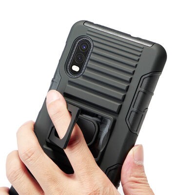 Galaxy XCover Pro Case Zore Double Clip Cover - 7