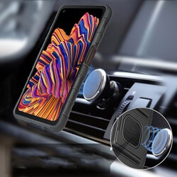 Galaxy XCover Pro Kılıf Zore Double Clip Kapak - 2