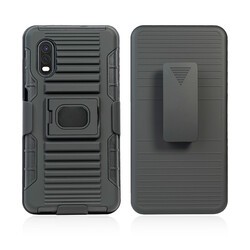 Galaxy XCover Pro Kılıf Zore Double Clip Kapak - 6