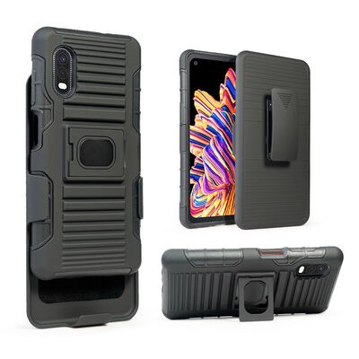 Galaxy XCover Pro Kılıf Zore Double Clip Kapak - 9