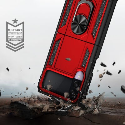 Galaxy Z Flip 3 Case Zore Vega Cover - 7