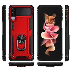 Galaxy Z Flip 3 Kılıf Zore Vega Kapak - 9