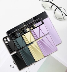 Galaxy Z Flip 3 Zore 3D Standart 2 in 1 Back Protector - 13