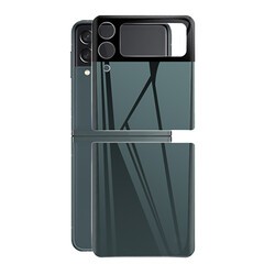 Galaxy Z Flip 3 Zore 3D Standart 2 in 1 Back Protector - 3