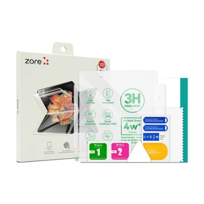 Galaxy Z Flip 3 Zore Hizalama Aparatlı S-Fit Body Ekran Koruyucu - Zore
