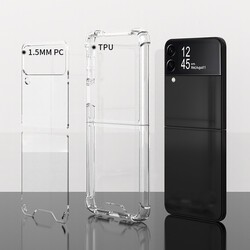 Galaxy Z Flip 4 Case Zore Nitro Anti Shock Silicon - 6